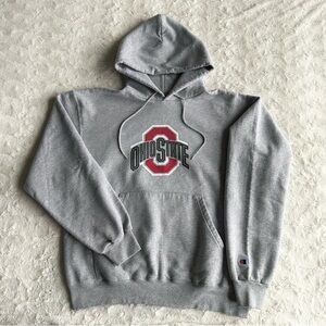 Champion Ohio State Gray Pullover Hoodie